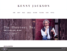 Tablet Screenshot of kennyjacksonmusic.com